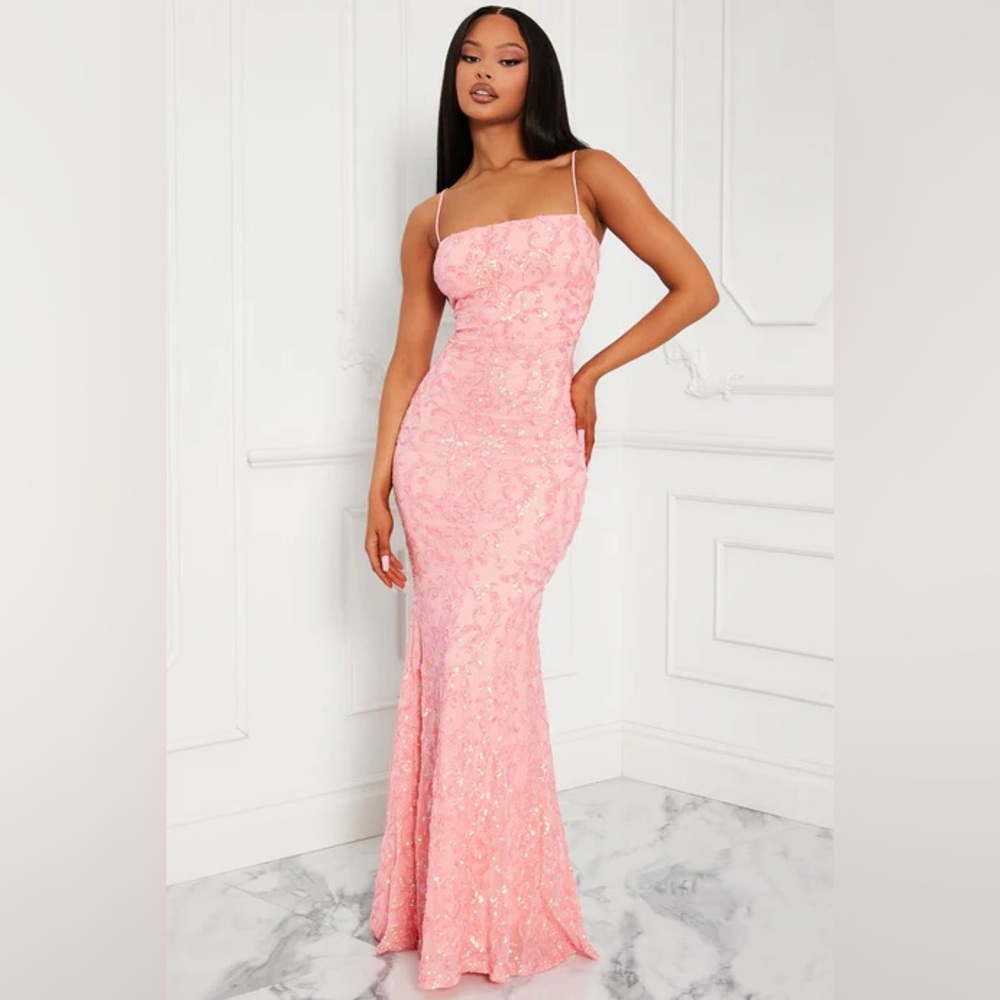 Fashion Nova Blush Maxi Dress